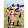 thumbnail image 2 of Resistance Western Horse Barrel Saddle Leather With Free Tack set, 2 of 6