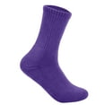 thumbnail image 5 of QIYAA 3 Pairs Womens Socks, Solid Color Crew Socks Cotton Athletic Socks Ankle-High Sports Socks, 5 of 8