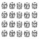 thumbnail image 4 of 20 piezas, joyería para Barba, rastas, aleación de plata, cuentas para trenzado de cabello, accesorios para collar y pulsera DIY, 4 of 8