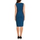 thumbnail image 3 of INSPIRE CHIC Elegantes Vestidos de Negocios para Mujeres Conjuntos de Dos Piezas con Capa y Vestido L Azul Lago, 3 of 5