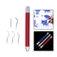 thumbnail image 1 of Herramienta de deshierbe de vinilo, Cameos de letras, fácil de usar, de precisión de corte, herramienta de deshierbe artesanal para trabajo Rojo BLESIY cabeza de deshierbe, 1 of 8