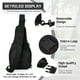 thumbnail image 5 of Mochila tipo bandolera SEAFEW, pequeña, negra, impermeable para hombre, 5 of 8