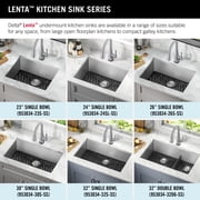 Delta 953034-23S-SS Lenta 23” Undermount 16 Gauge Stainless Steel Single Bowl Kitchen Sink