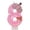 H, variant on Creative Cartoon Number Birthday Candle with Glitter and Decorative Elements for Party Cake Topper Suitable for Celebrations