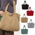 thumbnail image 3 of lanema Korean Style Corduroy Bag For Women Retro Handbag Large Capacity Underarm Bags Fashionable Shoulder Bag For Everyday Use, 3 of 21
