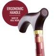 thumbnail image 3 of Bastón Switch Sticks para hombre o mujer, plegable y ajustable de 32 a 37 pulgadas, apto para FSA y HSA, color arce, 3 of 5