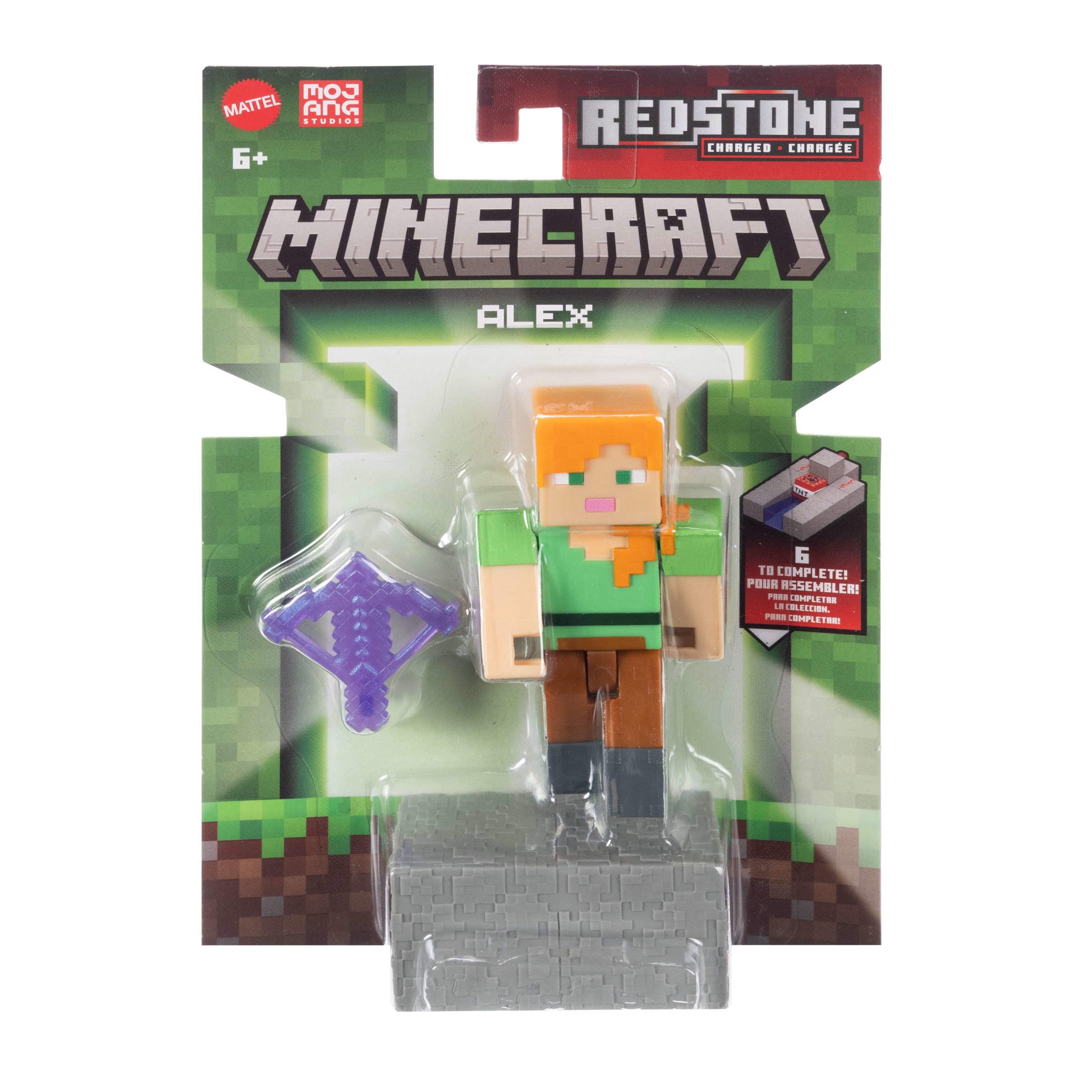 Minecraft Alex Action Figure & Accessory Set, 3.25-inch Scale