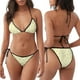 thumbnail image 3 of Balery Green Pears Pijama Estampado Bikini de Dos Piezas para Mujer - Conjunto de Bikini Ajustable Sexy y Cómodo para Playa, 3 of 6