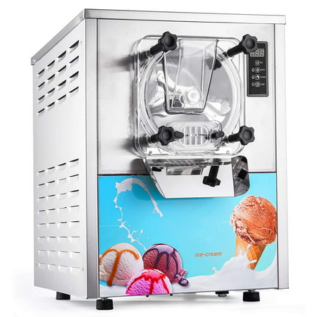 BestEquip 1400W Commercial Hard Serve Ice Cream Machine 1 Flavor 5.3Gallon/H Auto Clean LED Panel Perfect for Restaurants Snack Bar
