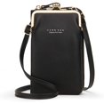 thumbnail image 1 of Asge Bolso bandolera pequeño para mujer, para teléfono celular, cartera, tarjeta, bolsillo de viaje Asge Bolsa de mano, monedero, 1 of 6