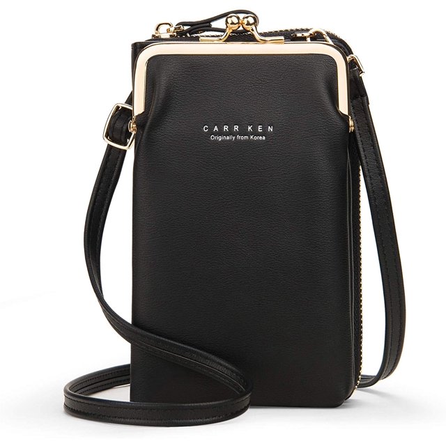 Asge Bolso bandolera pequeño para mujer, para teléfono celular, cartera, tarjeta, bolsillo de viaje Asge Bolsa de mano, monedero