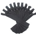 thumbnail image 1 of YaHoGa 10 cremalleras invisibles de 9.0 in que ocultan cremalleras para coser prendas de vestir, ropa, almohadas, manualidades (negro 9.0 in), 1 of 2