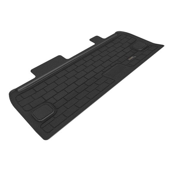 3D Maxpider 2021-2025 Fits Kia Carnival Sedona Kagu Cargo Liner Carbon Fiber Embossed Pattern Black M1KA0631309