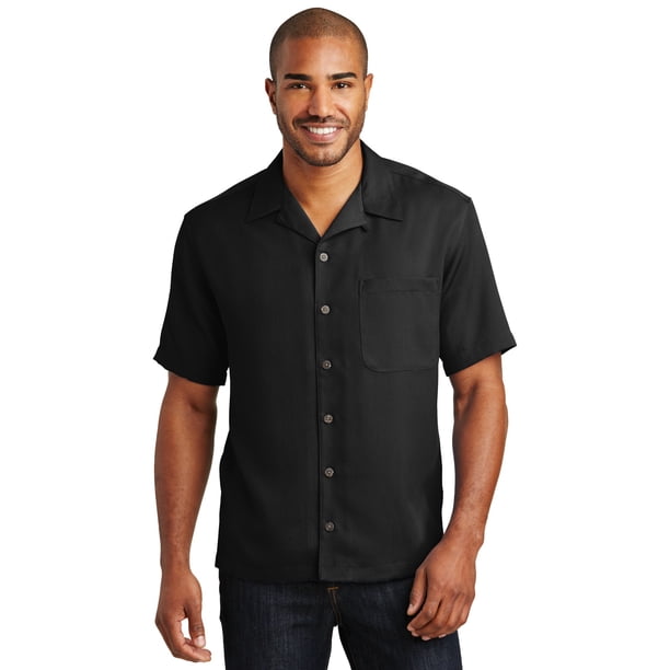 Camisa de campamento de fácil cuidado de Port Authority®. S535 Autoridad Portuaria S535