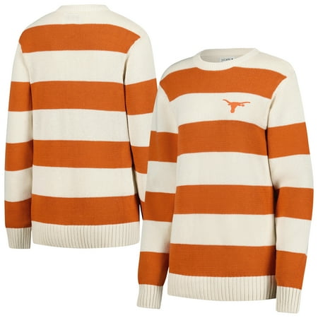 Unisex Uscape Apparel Cream Texas Longhorns Renew Knit Stadium Sweater Unisex Uscape Apparel Cream Texas Longhorns Renew Knit Stadium Sweater