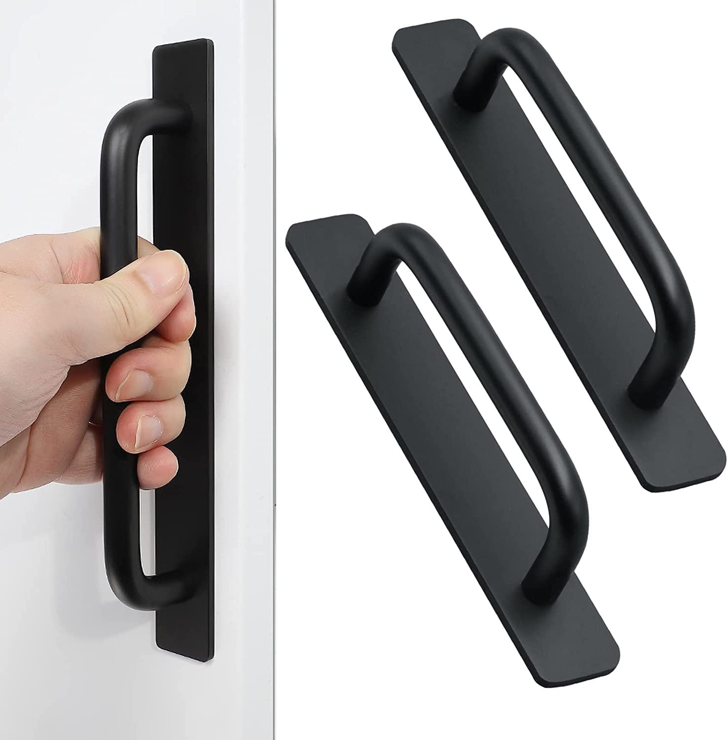 2pcs Sliding Screen Door Handle Adhesive Handle Stick On Handle Peel