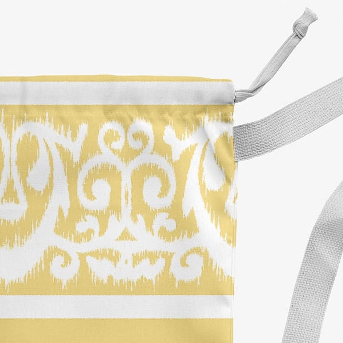 Simply Daisy Lacy Stripe 28 x 36 inch Yellow Laundry Bag