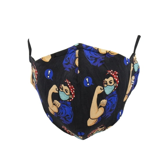 Nurse Rosie Black Face Mask