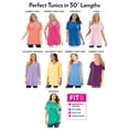 thumbnail image 4 of Woman Within Plus Size Perfect Printed Three-Quarter-Sleeve V-Neck Tunic, 4 of 4