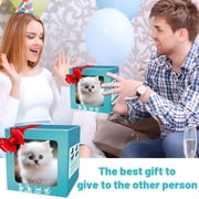 CYFW Robot Cat, My Realistic Robot Kitten, My Realistic Robot Pet, Electronic Interactive Stuffed Cat - Walking, Barking, Tail Wagging, Robot Cat for Kids