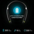 thumbnail image 6 of Bluetooth Headphones, Upgraded Foldable Wireless Neckband Headset with Retractable Earbuds, Noise Cancelling Stereo Earphones with Mic for Workout, Running, Driving (with Carry Case), 6 of 7