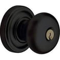 thumbnail image 1 of Baldwin 5213190ENTR Colonial Style Single Cylinder Keyed Entry Door Knob, Stain Black, 1 of 1