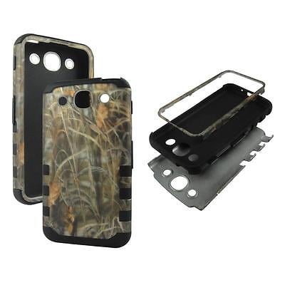 Lg E980 Screen Replacement LG Optimus G Pro E980 Hybrid Drop Protective Shock Proof Shock Absorb Enhanced Bumper Dual Layer Designer Case Shield Box Bak Dry Grass Case Cover ()