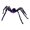 With Light Black, variant on Halloween Spider Web LED Light Up Giant Spiderweb Artificial Spider Halloween Outdoor Decorations with Remote Control for Halloween Party Decor