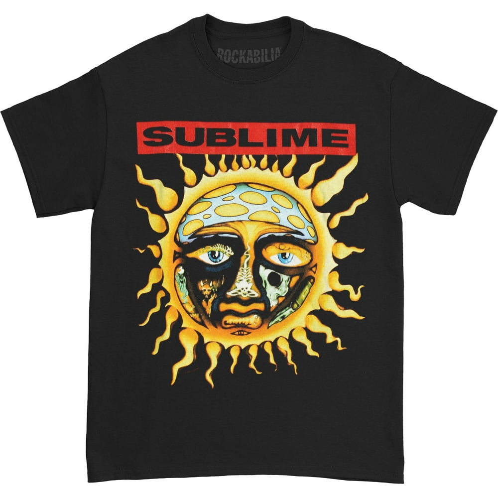 Sublime - Sublime Men's New Sun T-shirt Black - Walmart.com - Walmart.com