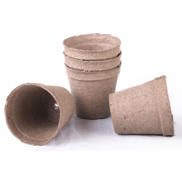 100 NEW Round Jiffy Peat Pots Size 3x3 Pots Are 3 Inch Round At the