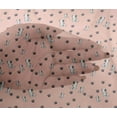 thumbnail image 4 of oneOone Viscose Chiffon Fabric Paw & Dalmatian Dog Printed Fabric 1 Yard 42 Inch Wide, 4 of 4