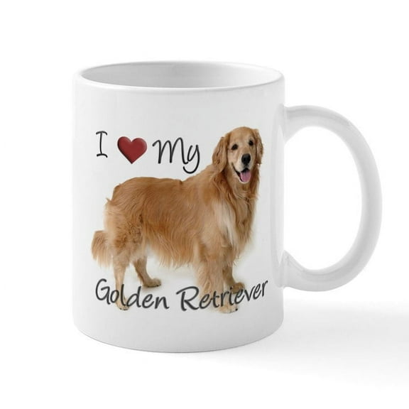 CafePress - Golden Retriever Mug - 11 oz Ceramic Coffee Mug