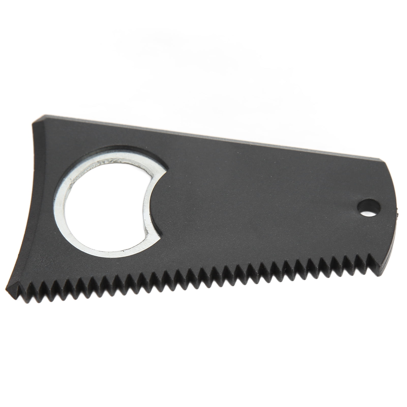 Surf Wax Comb, Black Color 7.9x5.2CM Jagged Edges Durable Wearable