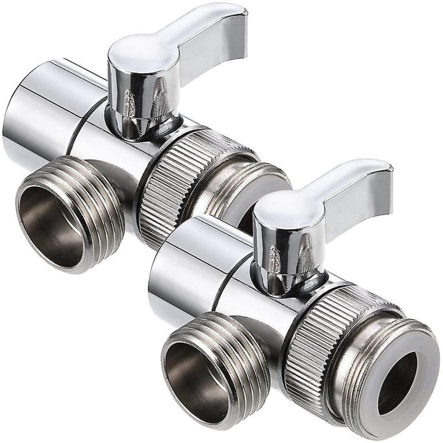 2pcs Sink Faucet Diverters Faucet Splitters Water Pipe Adapter For Sink Faucet