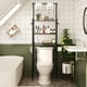 thumbnail image 1 of Estantería sobre el Inodoro, Organizador de Baño de 7 Niveles Ajustable, Mueble para Inodoro, Ahorro de Espacio con Ganchos, Estantería de Baño Multifuncional (Marrón Rústico, Extra Grande, 3), 1 of 7