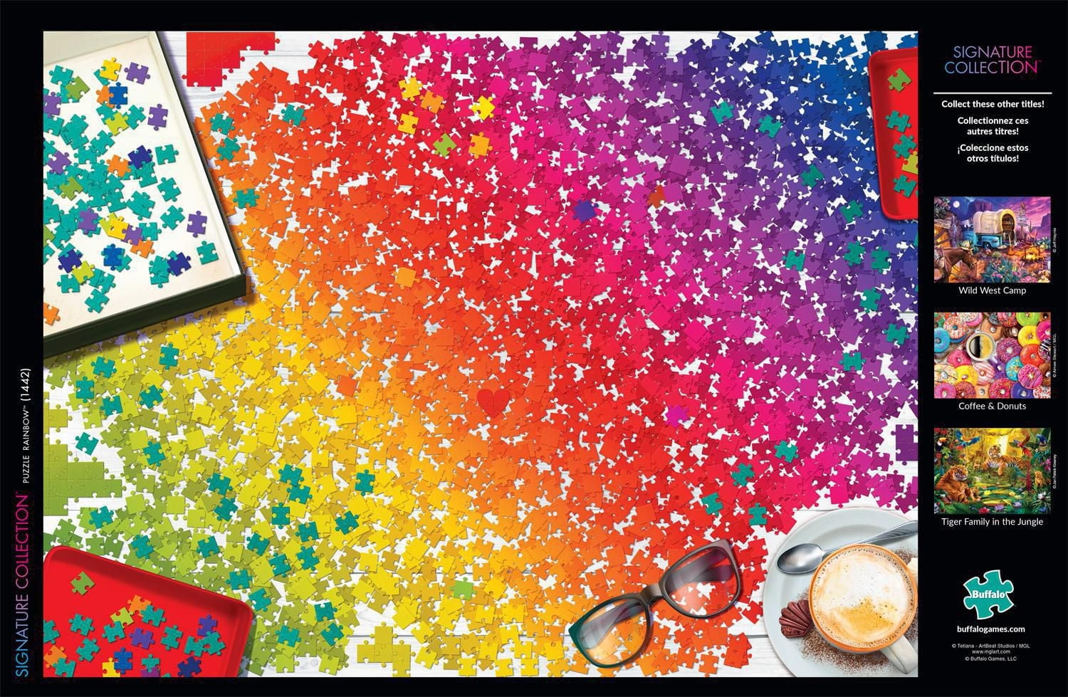 Buffalo Games - Signature Collection - Puzzle Rainbow - 1000 Piece Jigsaw Puzzle