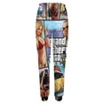 thumbnail image 5 of Grand Theft Auto Game Womens Sweatpants Joggers Pants Daily Trousers 3D Printing Novelty Casual Sweatpants With Drawstring Closed Bottom, 5 of 7