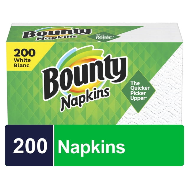 Serviettes de table Bounty, blanc