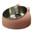 thumbnail image 2 of Dog Bowls with Stand,Cat Food Dishes,Raised Cat Bowls,Cat Bowls Elevated, Water Bowl,Pet Feeder 15 Degree Raised Food Feeder Anti Slip Neck Protective Bowl Cat Dog Bowl, 2 of 9