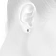 thumbnail image 5 of 10K White Gold Real Pear Diamond Women's Cluster Teardrop Stud Earrings 3/8 CT, 5 of 5