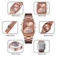 thumbnail image 3 of SKMEI SKMEI Slim Dual Display Men's Digital Watch with Chronograph, Alarm, Date, Week Display, 5ATM Waterproof, Silver (Model 1612), 3 of 7