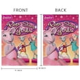 thumbnail image 4 of Angelina Ballerina-themed Garden Flag. Perfect gift for fans, friends, and family members, and suitable for outdoor activities, party decorations11''x18'', 4 of 5