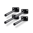 thumbnail image 3 of Soporte para Estante Flotante Oculto ANGGREK Hierro Negro 2 Agujeros para Cocina, 3 of 8