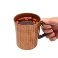 thumbnail image 7 of Handmade Wooden Coffee Mug, Japanese Style Tea Camping Cup Wine Beer Juice Drinking Mug Bar Accessories Water Tea Cup with Handle for Home Office Traveling, 7 of 7