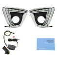 thumbnail image 2 of Luz de circulación diurna BuyWeekMX 1 Par LED ABS Plata Negro, 2 of 10