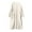 White, variant on Ynynloco Flannel Nightgowns for Women Cozy Fuzzy Crew Neck Long Sleeve Ankle Length Sleepdress with Pockets Soft Solid Color Warm Winter Pullover Loungewear