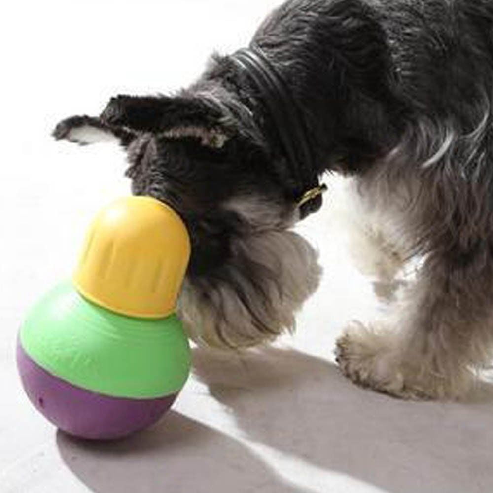 Dog Wobble Toy Extra Tough Durable Treat Dispensing Feeder Choose Size or Set (Large 9 Inches)