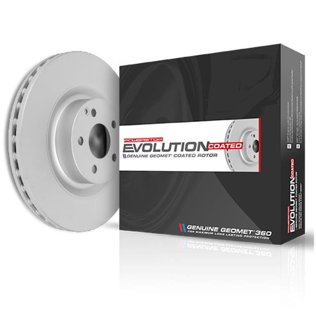 Power Stop EBR1069EVC rear Evolution Genuine Geomet Coated Brake Rotor