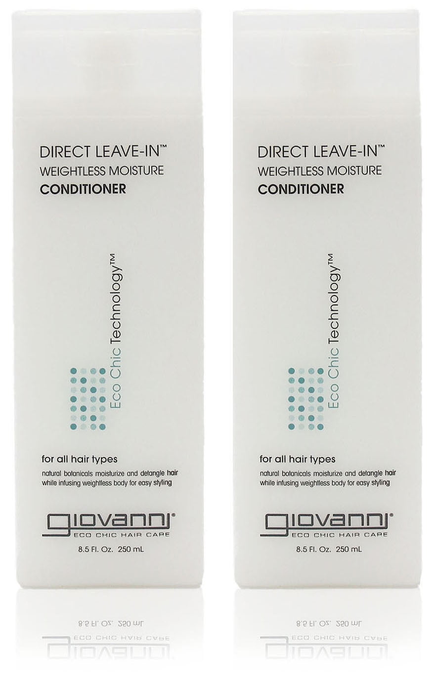 Giovanni Direct Leave In Weightless Moisture Conditioner Pack Of
