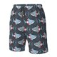 thumbnail image 4 of Balery Shark Wearing Swim Ring Traje de Baño Estilo Hawaiano para Hombre, Shorts de Secado Rápido con Bolsillos-Large, 4 of 6